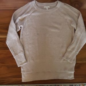 Open shoulder/arm sweater